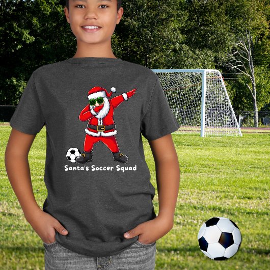 サンタのサッカーチームがサンタ・クリスマスを奪う Tシャツ