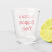 サンタのサポートチーム ショットグラス (裏面)