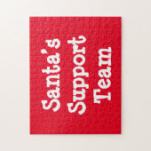 サンタのサポートチーム ジグソーパズル (縦)