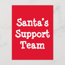 サンタのサポートチーム ポストカード