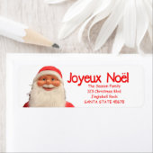 サンタのジョユーノエルのクリスマスラベル ラベル (インサイチュ)