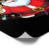 サンタのジョーク アイスクリーム垂れる クリスマス サンタコス ティーン ポスター (角)