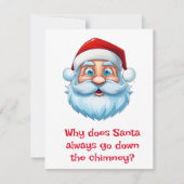 サンタのジョーク シーズンカード (正面)