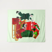 サンタのジレンマ タペストリー (正面(横))