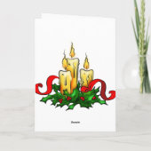 サンタのスキー シーズンカード (裏面)