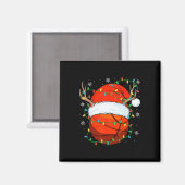 サンタのスケッチ Xmas ライト クリスマスのスケッチ マグネット (正面/裏面)