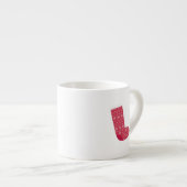 サンタのストッキングの子供のマグ エスプレッソカップ (正面右)