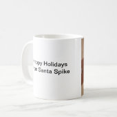 サンタのスパイク コーヒーマグカップ (正面左)