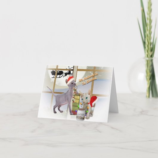 サンタのスフィンクス·キッ信じテンさん シーズンカード (正面)