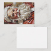 サンタのスマイル ホリデーカード ノートカード (正面/裏面)