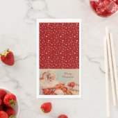 サンタのスレイライド ヴィンテージ クリスマス プレートマット (インサイチュ)