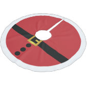 サンタのスーツの木のスカート ブラッシュドポリエステルツリースカート (アングル)