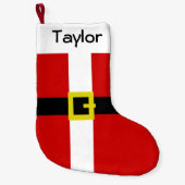 サンタのスーツ|のクリスマス スモールクリスマスストッキング (正面)