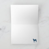 サンタのソリを引っ張るガス シーズンカード (内部)