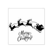 サンタのソリ クリスマス スタンプ (インプリント)