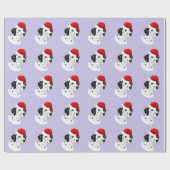 サンタのダルマチア人 ラッピングペーパー (フラット)