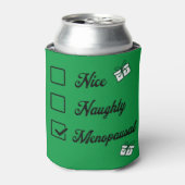 サンタのチェックリスト – ニース、いけな閉経期 缶クーラー (缶正面)