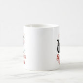 サンタのディーバ クリスマスの可愛い猫 コーヒーマグカップ (中央)