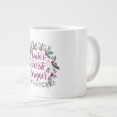 サンタのデザイお気に入りのナークリスマス裁縫ギフトID ジャンボコーヒーマグカップ (正面右)