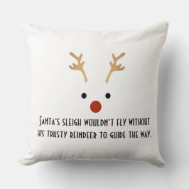 サンタのトスティなトナカイミニマル クッション