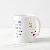 サンタのトスティなトナカイミニマル コーヒーマグカップ (正面右)