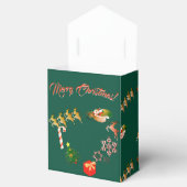 サンタのトナカイのクリスマスのお願い箱 フェイバーボックス (オープン)