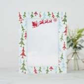 サンタのトナカイのクリスマスツリーレターサンタレターヘッド (スタンド正面)