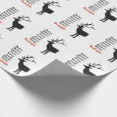 サンタのトナカイ|の包装紙 ラッピングペーパー (角)