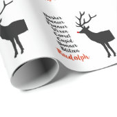 サンタのトナカイ|の包装紙 ラッピングペーパー (ロールコーナー)