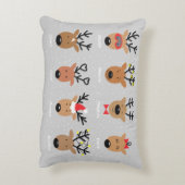 サンタのトナカイ アクセントクッション (裏面(縦))