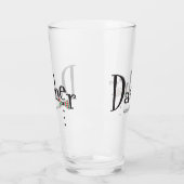 サンタのトナカイ・ダッシャー・ボウタイ・クリスマス タンブラーグラス (左)