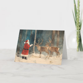 サンタのトナカイ ビンテージ クリスマス