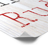 サンタのトナカイ ポスター (角)