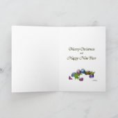 サンタのドラゴンのそり シーズンカード (内部)