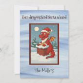 サンタのドラゴン・ヘルパー シーズンカード (正面)
