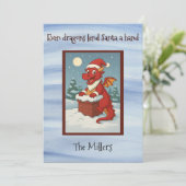 サンタのドラゴン・ヘルパー シーズンカード (スタンド正面)