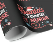 サンタのナースお気に入りのクリスマス ラッピングペーパー (ロールコーナー)