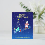 サンタのハート温暖化夜 シーズンポストカード (スタンド正面)