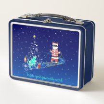 サンタのハート温暖化夜