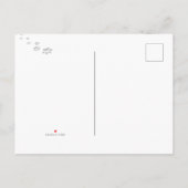 サンタのハート温暖化夜 案内ポストカード (裏面)