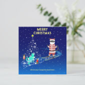 サンタのハート温暖化夜 案内状 (スタンド正面)