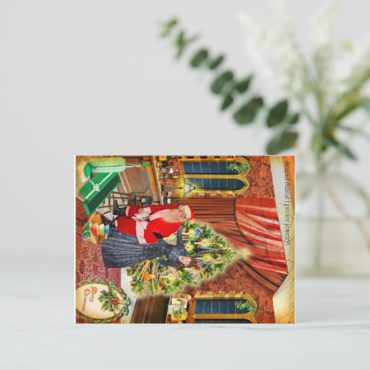 サンタのバカ！私はジュエリーを好む：/ シーズンポストカード (スタンド正面)