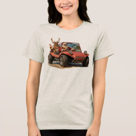 サンタのバギービーチクリスマスアドベンチャー トライブレンドTシャツ