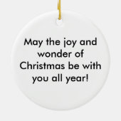 サンタのバッグ セラミックオーナメント (裏面)