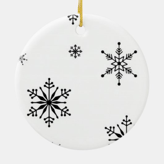 サンタのバニーのクリスマスのオーナメント セラミックオーナメント (裏面)