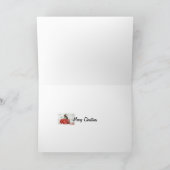 サンタのバニーのクリスマスカード シーズンカード (内部)