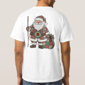 サンタのパッチワーク Tシャツ (裏面)