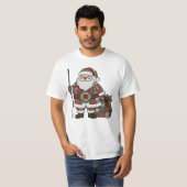 サンタのパッチワーク Tシャツ (正面フル)