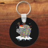 サンタのヒップなクリスマスイルミネーション サンタのヒップなクリスマスイルミネーション キーホルダー (正面)