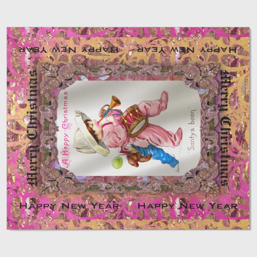 サンタのビクトリア時代の人からのおもちゃIV ラッピングペーパー (フラット)